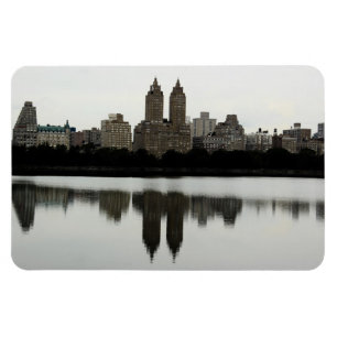 New York City Skyline in Central Park Magneet