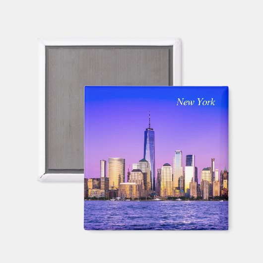 New York City skyline Magneet (Voorkant / Achterkant)