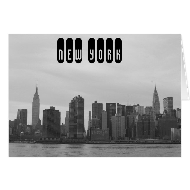 New York City Skyline - Manhattan de East River (Devant horizontal)