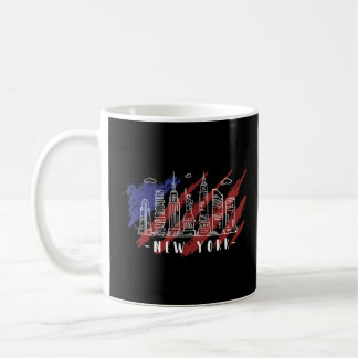 New York City Skyline New Yorkers New Yorker Ameri Koffiemok