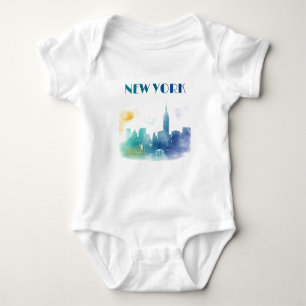 New York City Skyline NYC Travel America Liberty Romper
