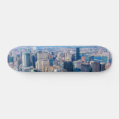 New York City Skyline Photo Building Uitzicht of C Skateboard (Horizontaal)