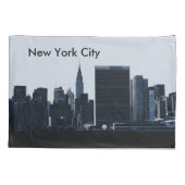New York City Skyline Pillowcase Kussensloop (Achterkant)