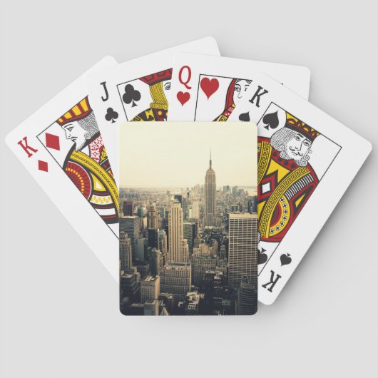 New York City Skyline Pokerkaarten (Achterkant)