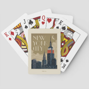 New York City Skyline Pokerkaarten
