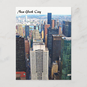 New York City Skyline Post Card Briefkaart