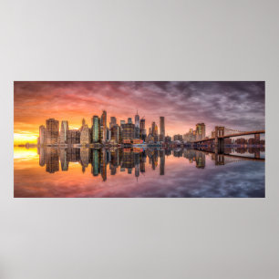 New York City Skyline Poster