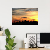 New York City Skyline Poster (Thuiskantoor)