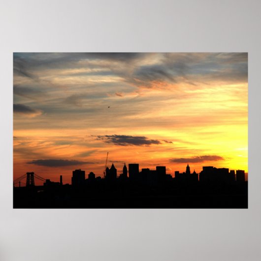 New York City Skyline Poster (Voorkant)