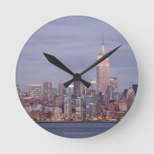New York City Skyline Ronde Klok