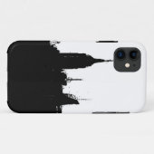 New York City Skyline Silhouette iPhone 5/5S Coque (Dos (Horizontal))