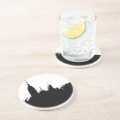 New York City Skyline Silhouette Onderzetter (Zijkant)