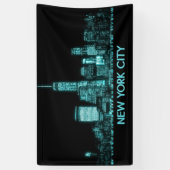New York City Skyline Spandoek (Verticaal)