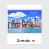 New York City skyline Sticker (Vel)