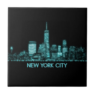 New York City Skyline Tegeltje