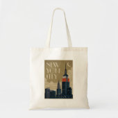 New York City Skyline Tote Bag (Voorkant)