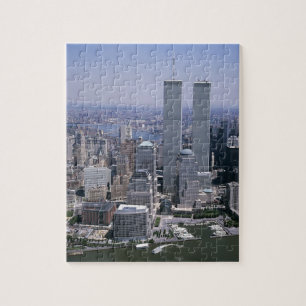 New York City Skyline Twin Towers Legpuzzel