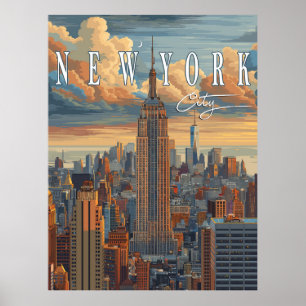 New York City Skyline - Une affiche à retenir