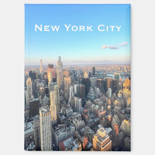 New York City Skyline View Magnet (Recto)