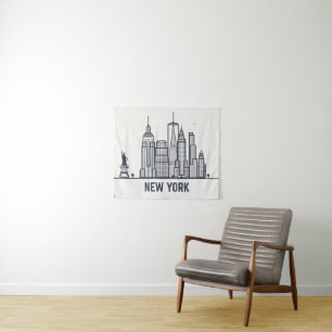 New York City Skyline Wandkleed