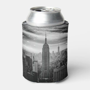 New York City skyline zwart-wit Blikjeskoeler