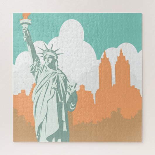 New York City slaapt nooit  Legpuzzel (Verticaal)