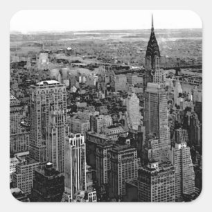 New York City Square Sticker