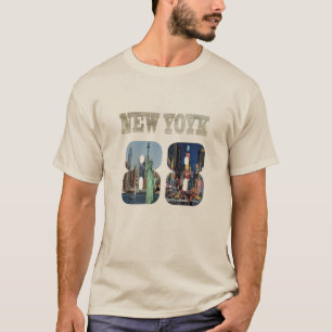 New York City standbeeld van de vrijheid t-shirt d
