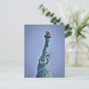 New York City Standbeeld van de Vrijheid Vintage R Briefkaart