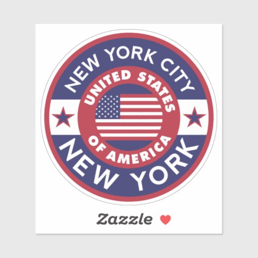 NEW YORK CITY STICKER (Vel)