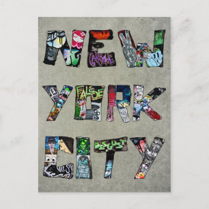 New York City Street Art Briefkaart