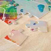 New York City Street Map Legpuzzel (Zijkant)