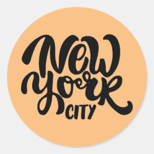 New York City Style Ronde Sticker