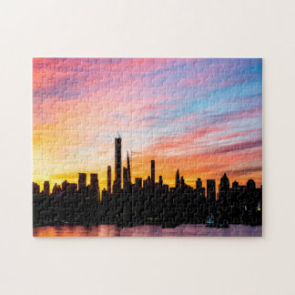 New York City Sunrise - 30 jaar Timelapse Puzzle Legpuzzel