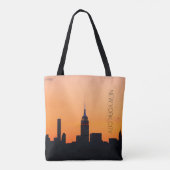 New York City Sunrise Tote Bag (Achterkant)