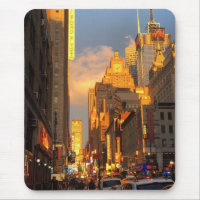 New York City Sunset Midtown Theater District NYC