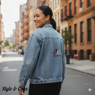 New York City T-Shirt Denim Jacket