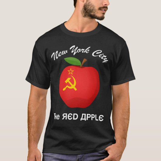 New York City The Red Apple T-Shirt  (Devant)