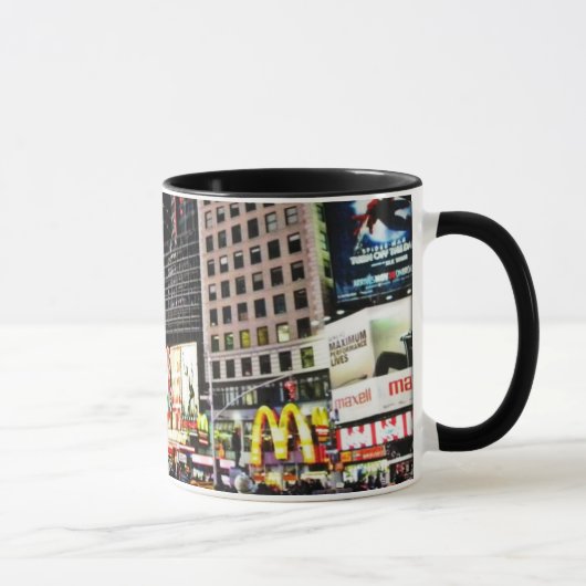New York City Times Carré café Mug (Droite)