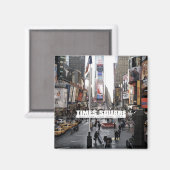 New York City Times Carré Frigo Magnet (Recto/Verso)
