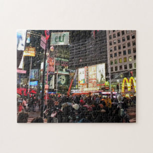 New York City Times Square City Lichten Legpuzzel