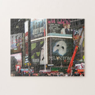 New York City Times Square City Lichten Legpuzzel