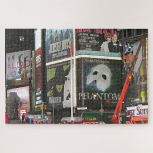 New York City Times Square City Lichten Legpuzzel