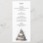 New York City Trouwtaart Menu (Voorkant)
