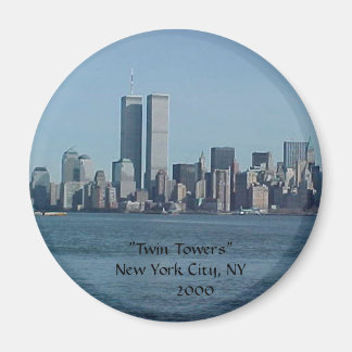 "NEW YORK CITY", "Twin Towers" New York City, N... Magneet