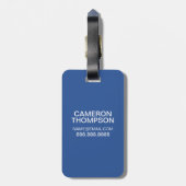 New York City Typografie Poster Bagagelabel (Achterkant verticaal)