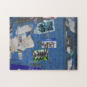 New York City Urban Graffiti Street Fotografie Legpuzzel