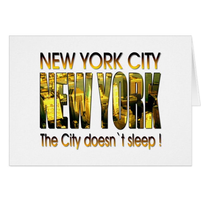 New York City USA (Voorkant Horizontaal)