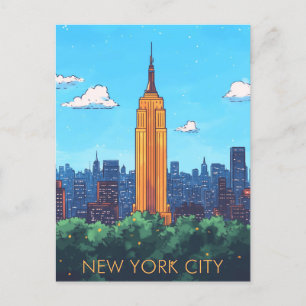 New York City USA Reizen Briefkaart