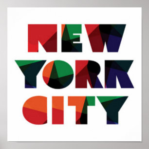 New York City Vet Typografie Poster